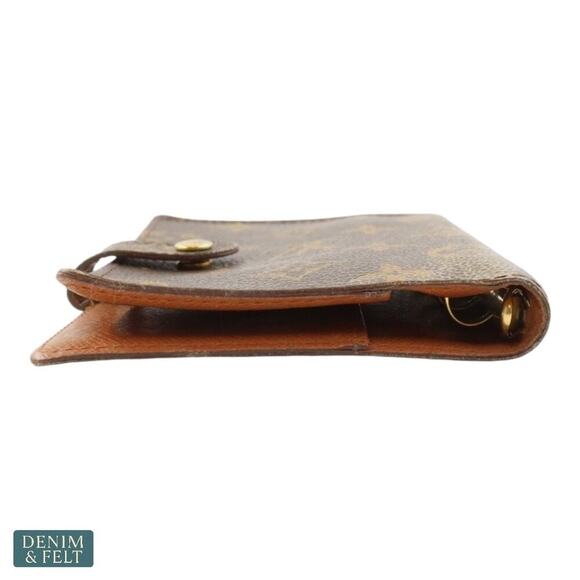 Louis Vuitton Small Ring Agenda Cover Monogram Canvas Planner Authentic - Picture 6 of 16